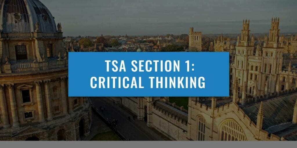 oxford tsa critical thinking