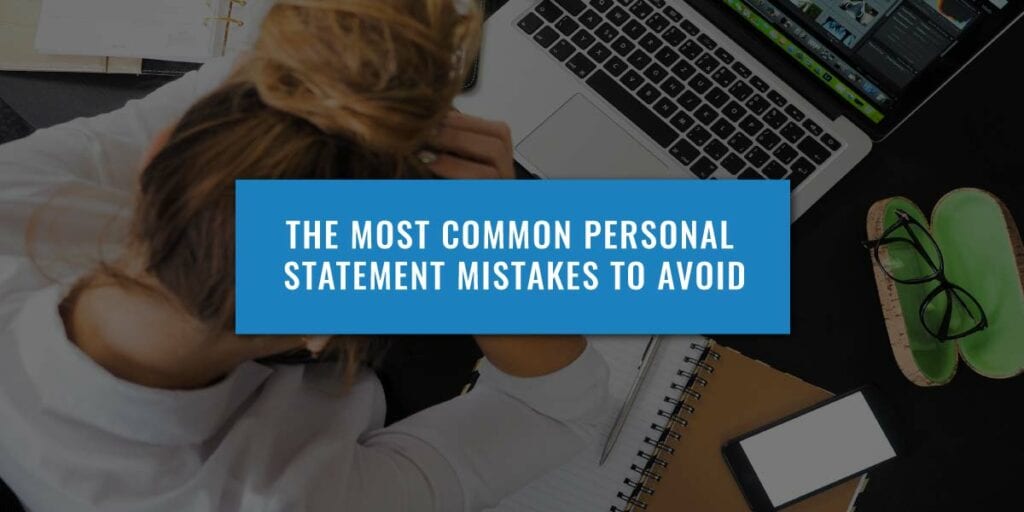 mistakes to avoid in personal statement