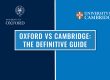 OXFORD VS CAMBRIDGE