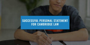 Successful Personal Statement For Cambridge Law
