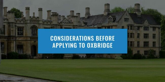 oxbridge-considerations