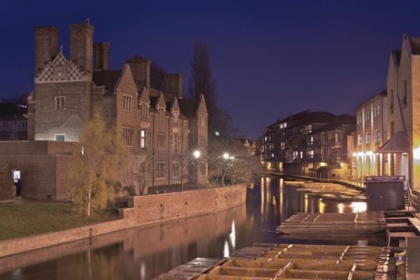 Cambridge at night
