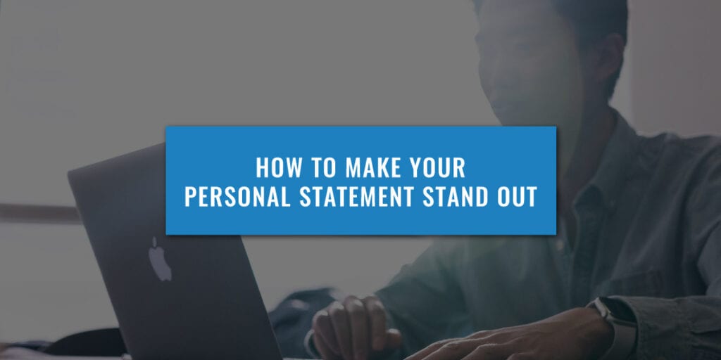 how to make your personal statement stand out