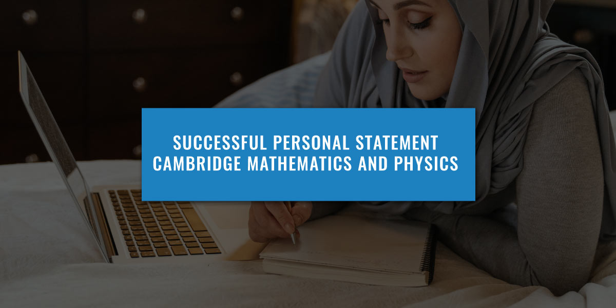 cambridge physics personal statement