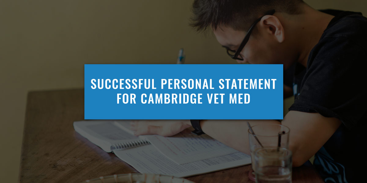 vet uni personal statement