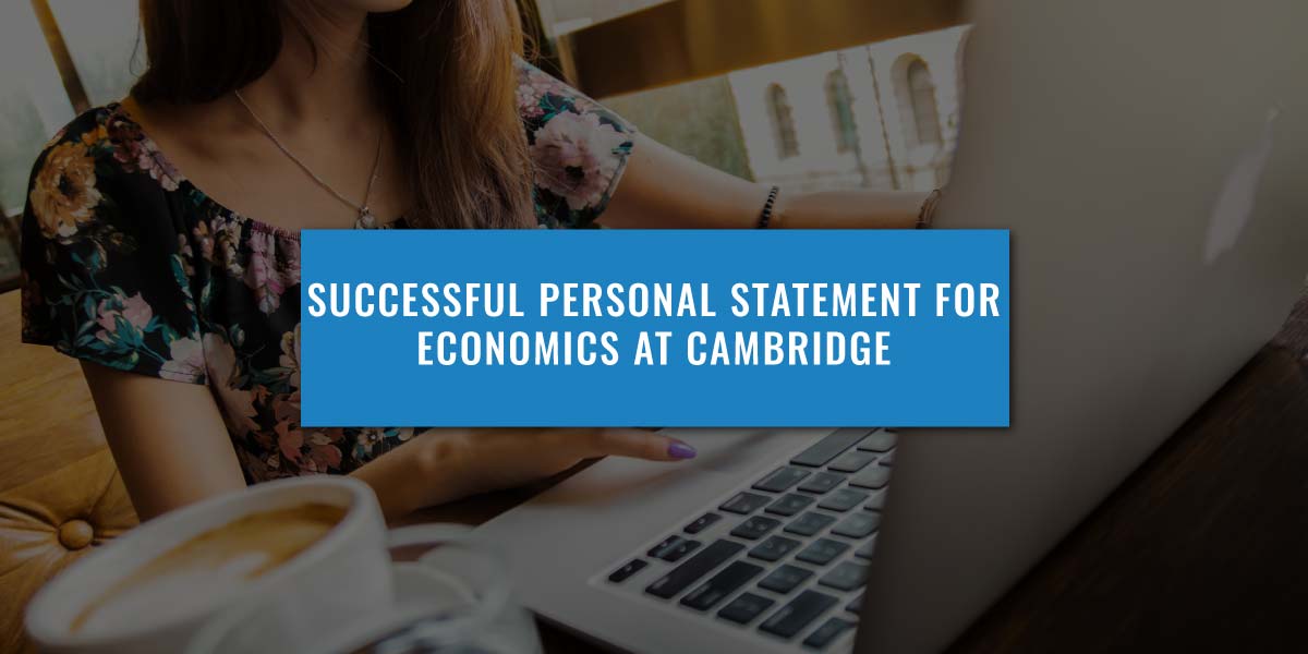 personal statement economics cambridge