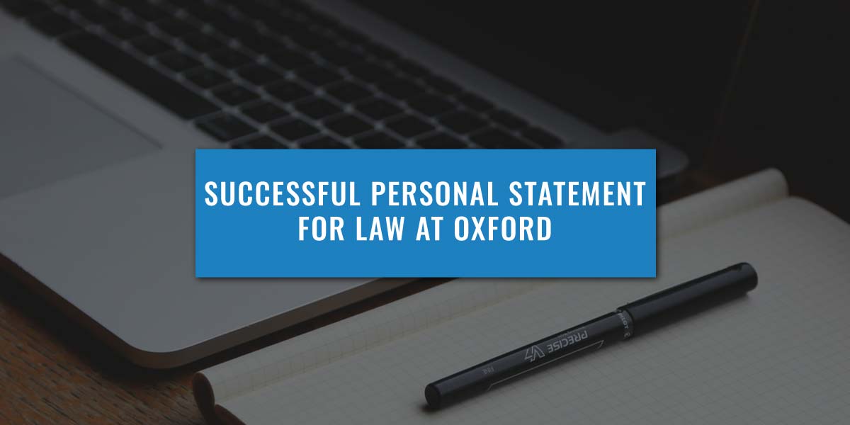 oxford uni law personal statement
